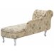 Beliani Chaise longue izquierdo Poliéster NIMES Beige