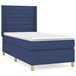 Cama box spring 100x200 Azul