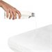 Sábana Bajera Protectora Impermeable para Cuna de Bebé Blanco