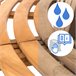 Banco de jardín - Novum - Madera 200x200 Marron