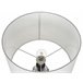 Beliani Lámpara de mesa SHEBELLE Blanco/ Beige