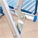 Aktive Pack 2 sillas de playa plegables rayas Azul