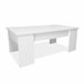 Mesa de Centro Elevable Nyana Home Diseño Moderno 90x50 Blanco