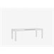 Mesa comedor extensible MONTREAL blanco Blanco Brillo