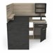 Escritorio esquinero MALICIA Escritorio esquinero MALICIA Negro/ Madera