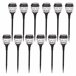 Aktive Set de 12 balizas solares LED 5-10 lúmenes con proyección Negro