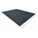 Alfombra SEVILLA PC00B rayas Franjas Bereber marroquí Shaggy 140x190 Azul Marino