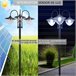 Farol de Jardín PP, ABS, Acero Inoxidable, Aleación de Aluminio Negro