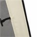 4 Paneles Laterales de Mosquitera para Carpa Poliéster, Nylon 302x0 Negro