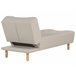 Beliani Chaise longue Poliéster ALSTEN Beige