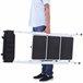 Escalera Plegable Metal, Acero HOMCOM Blanco