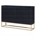 Aparador, 4 puertas, mueble comedor, comedor, sala, cocina 120 Negro