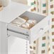 Mueble para Ropa Sucia con 1 Cesto y 1 Cajón BZR73-W SoBuy Blanco