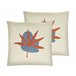 Beliani Cojín decorativo DAVALLIA 45x45 Beige
