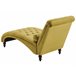 Beliani Chaise longue Terciopelo MURET Mostaza