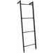 Toallero escalera Betti de 4 barras Negro