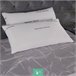 Almohada 105 cm Copos Viscoelásticos Funda Carbono Activo 80x34 Blanco Veta