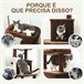 Árbol para Gatos Aglomerado de Madera PawHut Árbol para Gatos Aglomerado de Madera PawHut Marron