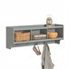 Perchero de Pared con 4 Ganchos FHK28-HG SoBuy Gris