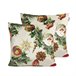 FUNDA DE COJIN DE TERCIOPELO DE NAVIDAD DECORATION Blanco