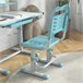 Pupitre Infantil PP, MDF, Acero ZONEKIZ 54x80 Azul