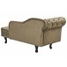 Beliani Chaise longue izquierdo Terciopelo NIMES Verde