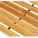 Banco de Jardín Acero, Madera de Pino Outsunny 122x60 Marron