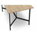 Mesa de comedor rectangular DALMA Roble