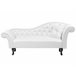 Beliani Chaise longue derecho Terciopelo LATTES Beige