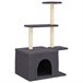 Árbol Para Gatos Gris Oscuro
