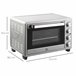 Mini Horno Eléctrico Metal, Acero Inoxidable HOMCOM Plateado