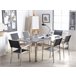 Beliani Conjunto de comedor GROSSETO Grafito
