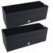 2 unidades de jardinera rectangular 17 litros Antracita