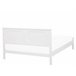 Beliani Cama con somier Madera de pino OLIVET 169x208 Blanco