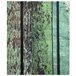 Acomoda Textil – Felpudo de Entrada, Alfombra Rectangular de Goma Azul/ Verde