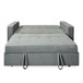 Sofá Cama de 2 Plazas modelo Vienna con Reposabrazos Gris