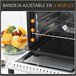 Horno Eléctrico Metal HOMCOM, hogar - cocina Negro/ Inox