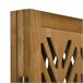 Biombo Madera de Paulownia HOMCOM, hogar - decoración Marron