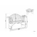 Beliani Banco Hierro MILAZZO 130x45 Blanco/ Beige