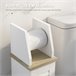 Armario de Baño MDF kleankin, hogar - baño 18 Blanco