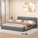 Marco de la cama 200x140 Gris
