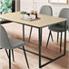Pack 4 sillas de comedor Hall Gris