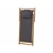 Beliani Tumbona AVELLINO Blanco/ Beige