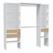 Armario vestidor Summer 3 cajones Blanco