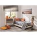 Base de cama tapizada 3D CANGURO 90X190 Madera