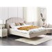 Beliani Cama con somier Poliéster AMBILLOU 177x214 Beige