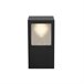 Aplique De Exterior Metal Serie Nika Negro