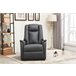 Sillón relax eléctrico piel sintética MAX Antracita