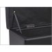 Corium Banco Ottomane para almacenaje tapizado cuero sintético 119x38 Negro