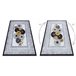 Alfombra lavable MIRO 51130.807 círculos marco 120x170 Gris